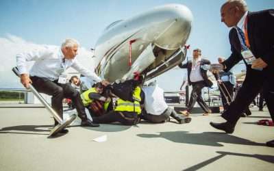 Une centaine de militant·es pour le climat en détention à Genève après une action pacifique contre le plus grand événement commercial de l’industrie de l’aviation privée en Europe