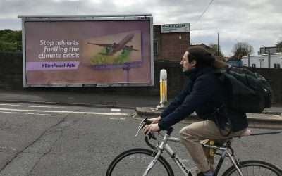 Des manifestations à travers l’Europe pour demander l’interdiction de la publicité pour le secteur aérien