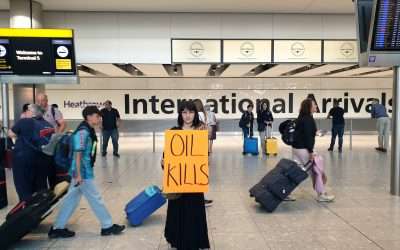 Oil Kills: Global Uprising Grounds Flights, Demands End to Fossil Fuels