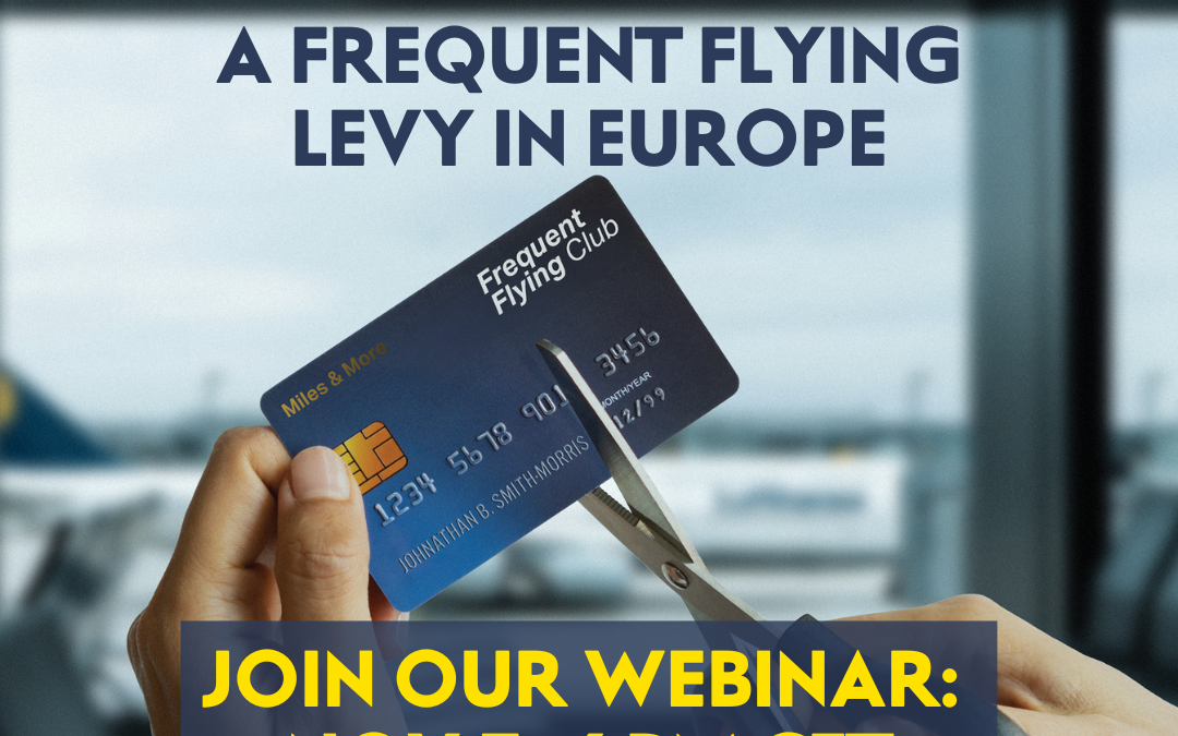 Webinaire : Comment mettre en place une taxe grands voyageurs aériens en Europe ?