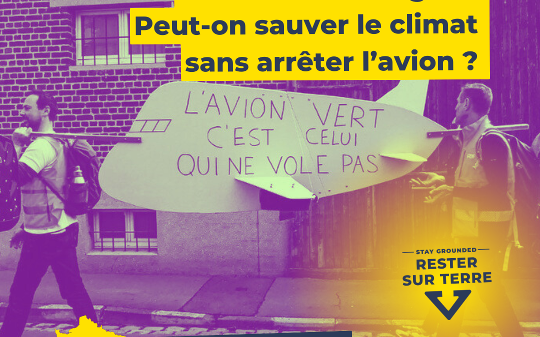 Conférence en ligne « Peut-on sauver le climat sans arrêter l’avion ? »